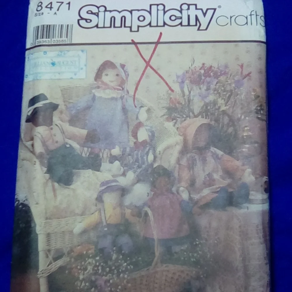 Vintage Simplicity Cloth Dolls & Clothes